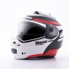Casco Modular Blauer Sky 2 Negro Rojo Blanco