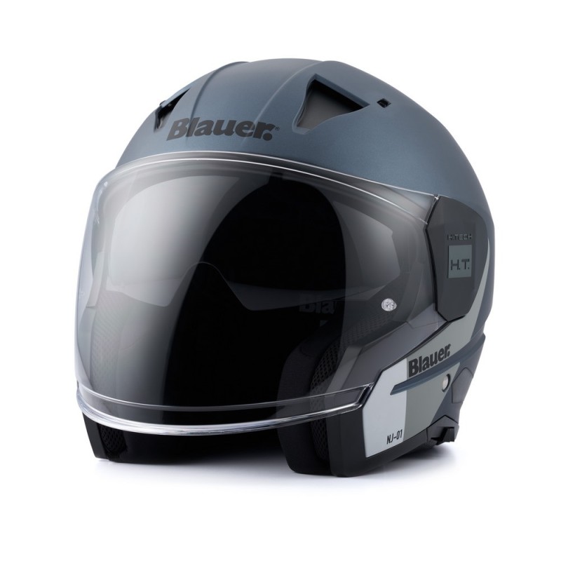 Casco Jet Blauer NACA Jet NJ01C Azul Mate