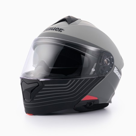 Casco Modular Blauer Noah Gris Mate