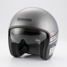 Casco Jet Blauer Pilot 06 H.t. Gris Mate Negro Mate