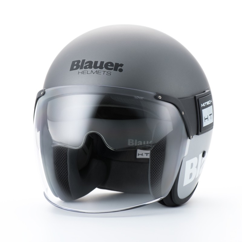 Casco Jet Blauer POD 06 H.t. Titanio