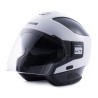 Casco Jet Blauer Solo BTR Blanco Carbono Negro