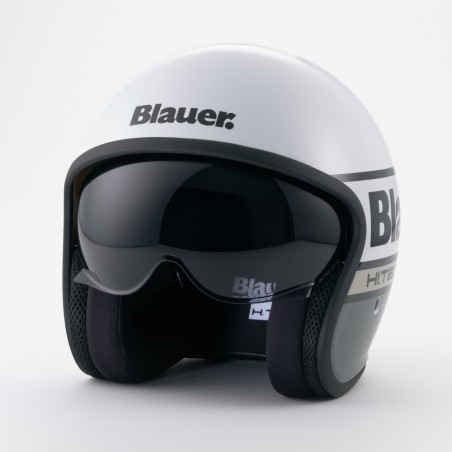 Casco Jet Blauer Pilot 4.0 Blanco Gris