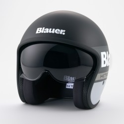 Casco Jet Blauer Pilot 4.0 Negro Mate Blanco
