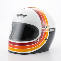 Casco Jet Blauer 80's