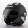 Casco Jet Blauer BET HT Negro Blanco