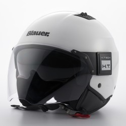 Casco Jet Blauer BET Monocolor Blanco