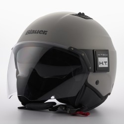 Casco Jet Blauer BET Monocolor Gris Mate