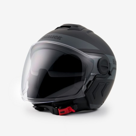 Casco Jet Blauer Demi Jet DJ-01 Negro Mate