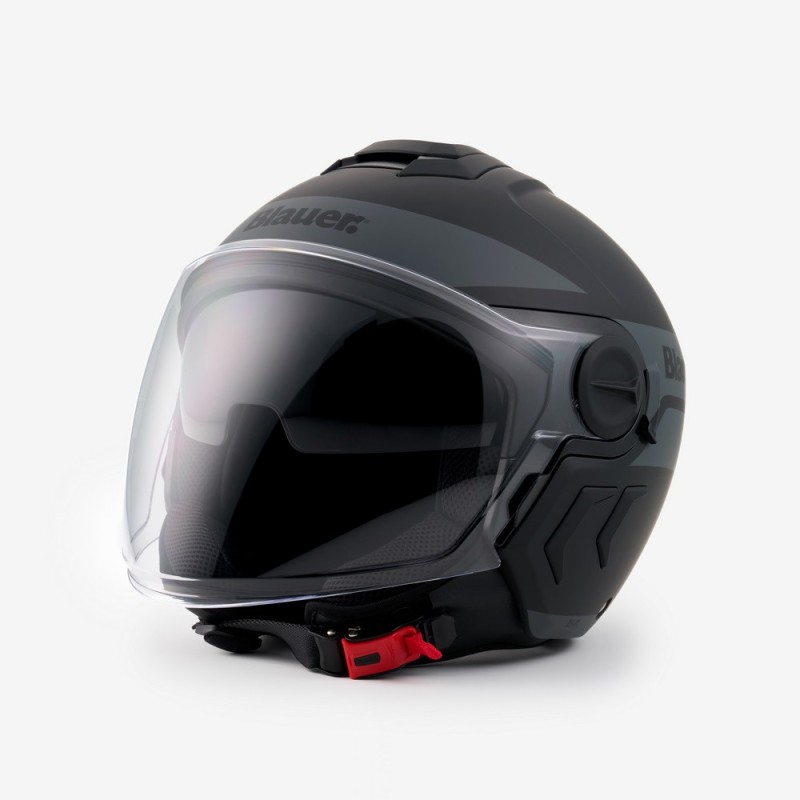 Casco Jet Blauer Demi Jet DJ-01 Negro Mate
