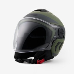 Casco Jet Blauer Demi Jet DJ-01 Verde Mate