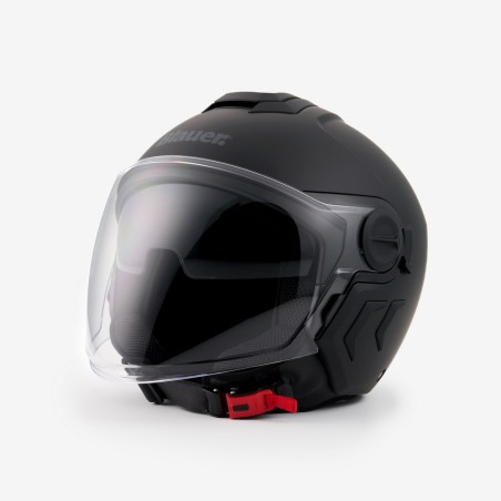 Casco Jet Blauer Demi Jet DJ-01 Monocolor Negro