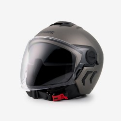 Casco Jet Blauer Demi Jet DJ-01 Monocolor Gris Mate