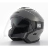Casco Jet Blauer Hacker BTR Gris Negro